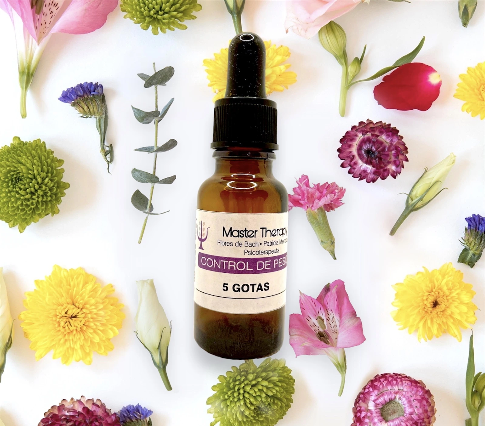 Control de peso flores de bach